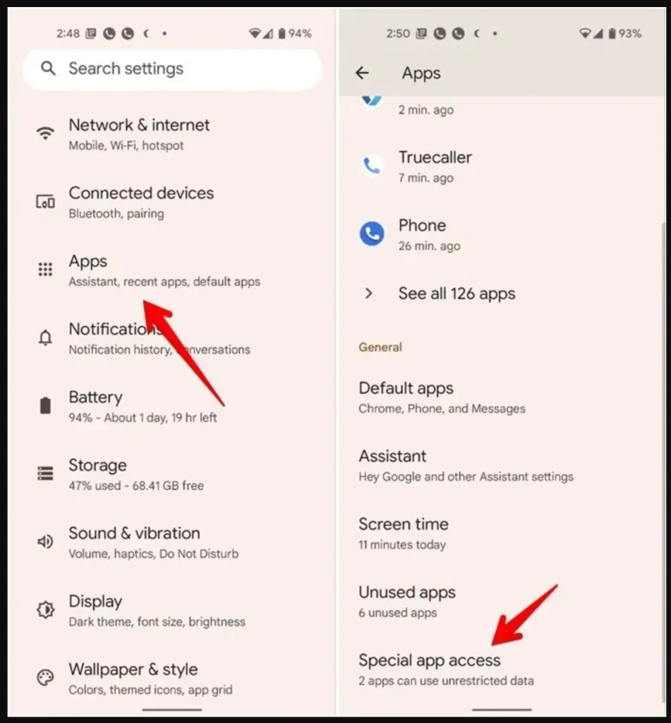 Android unknown sources setting screen for APK installation